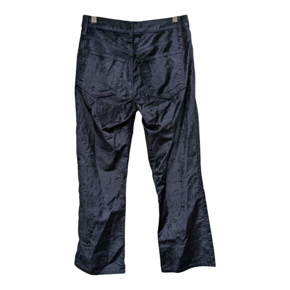 Lucky Brand Mid Rise Ava Crop Mini Boot American Navy Velvet Jeans Pants, 4 - Picture 11 of 15